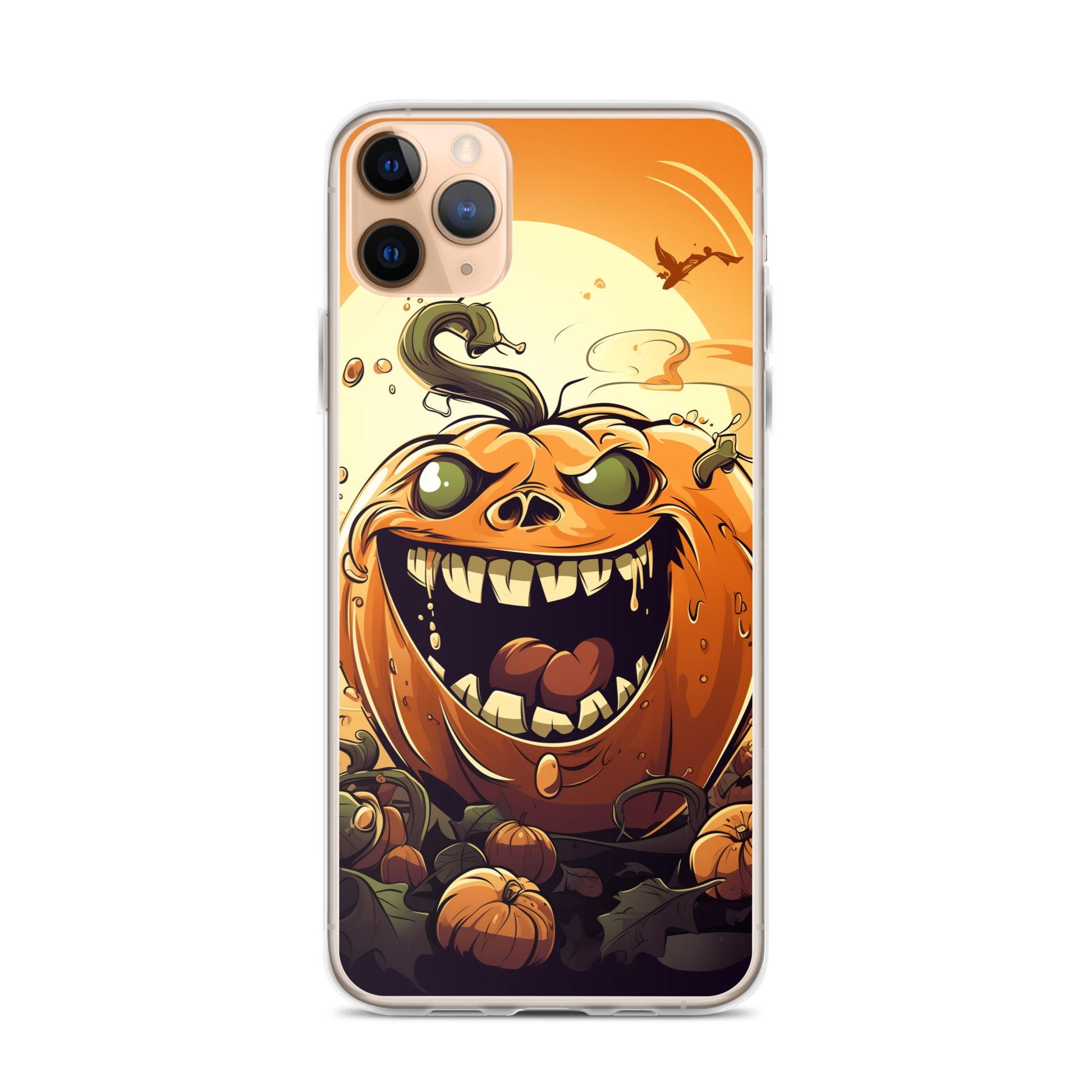 Halloween Pumpkin B Clear Case for iPhone