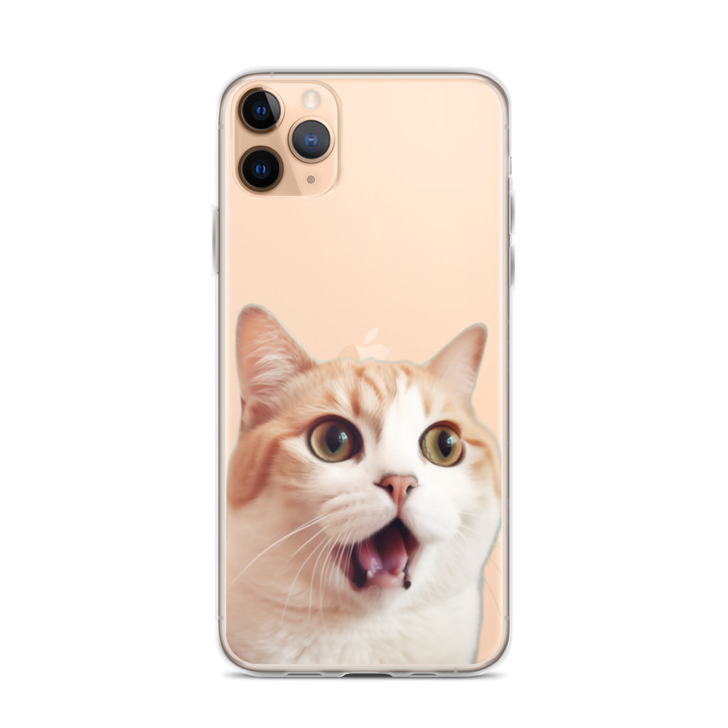 Cat E Clear Case for iPhone