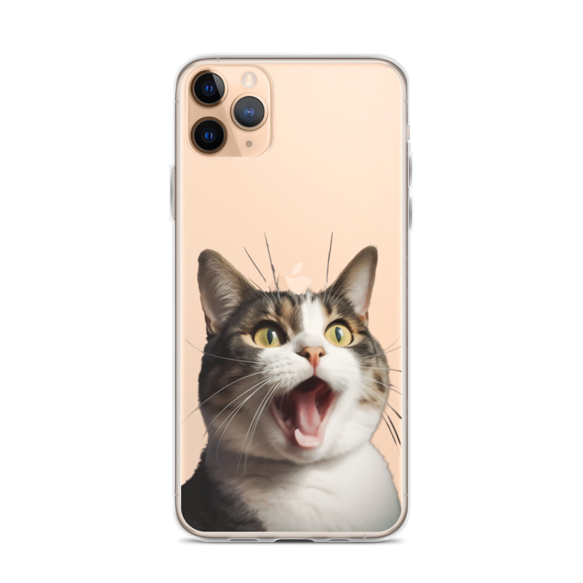 Cat H Clear Case for iPhone