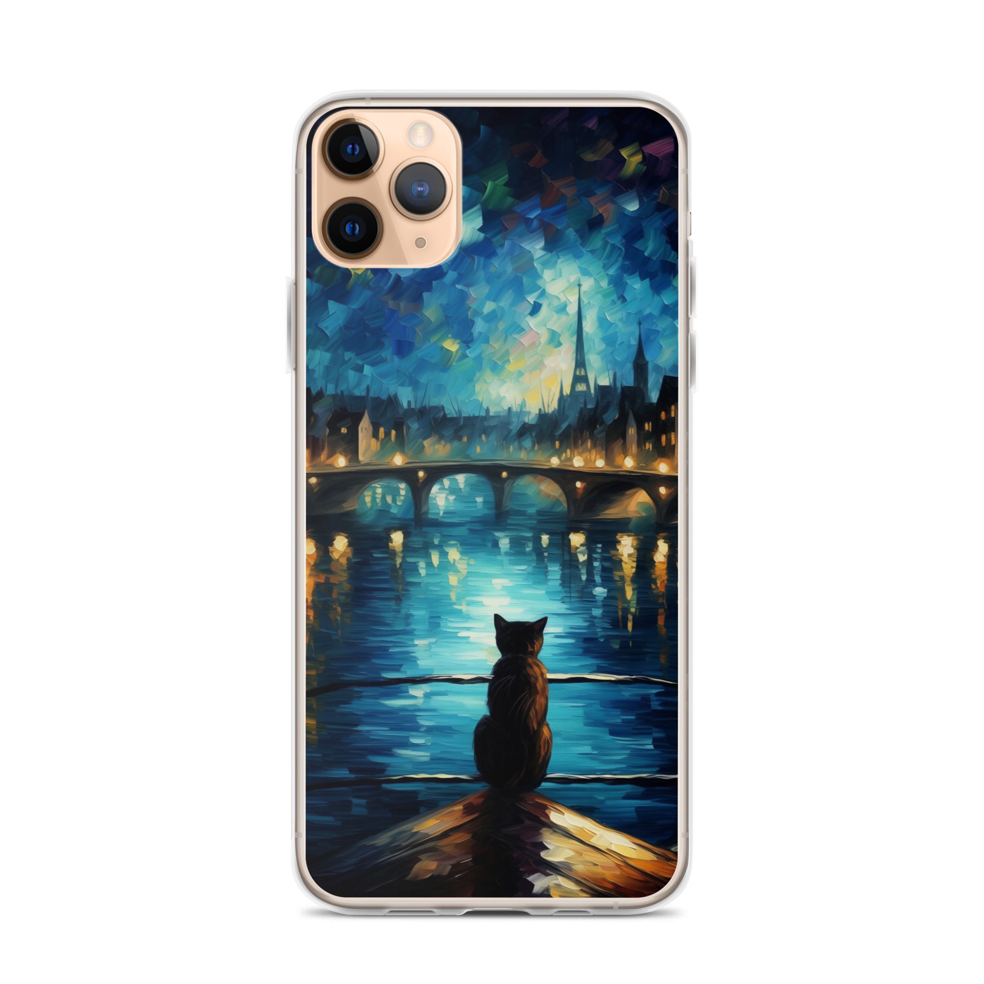 River Cat B Clear Case for iPhone