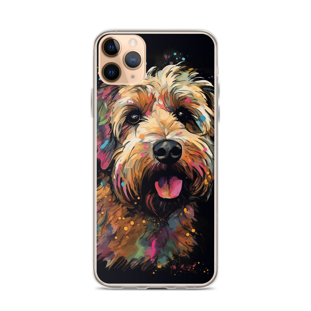 Van Gogh Style Dog A Clear Case for iPhone