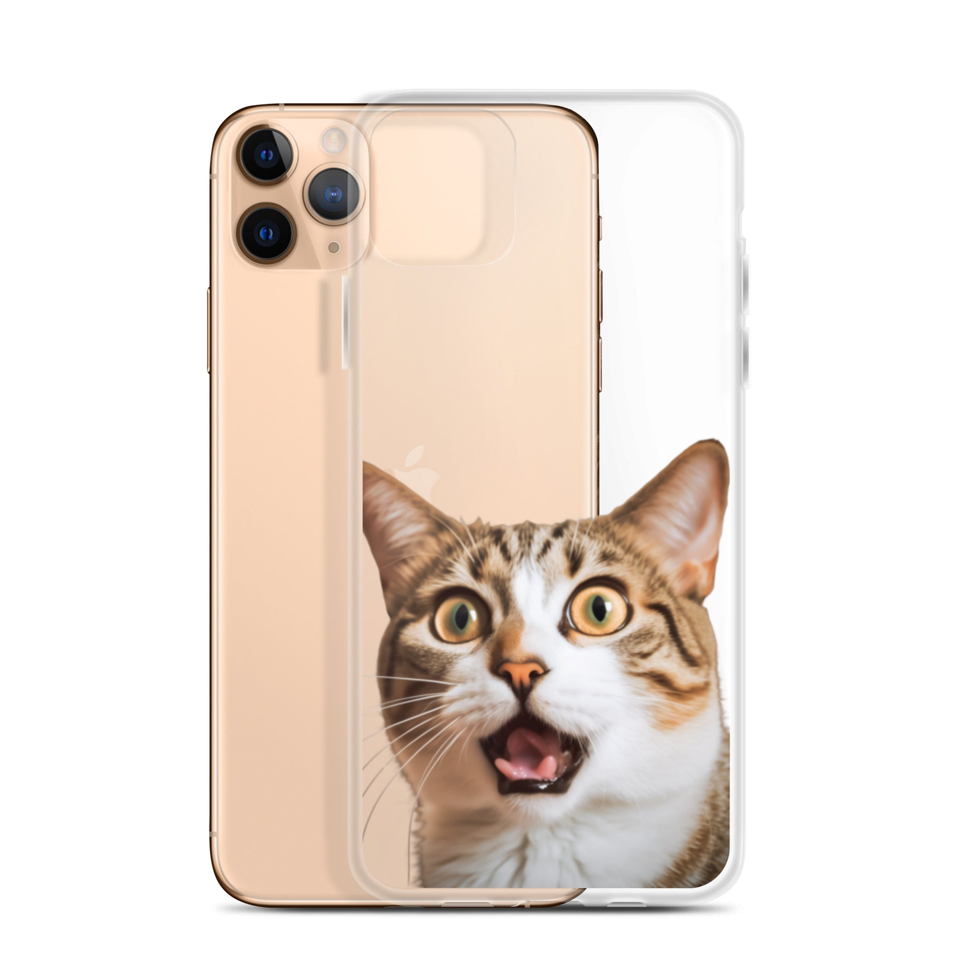 Cat A Clear Case for iPhone
