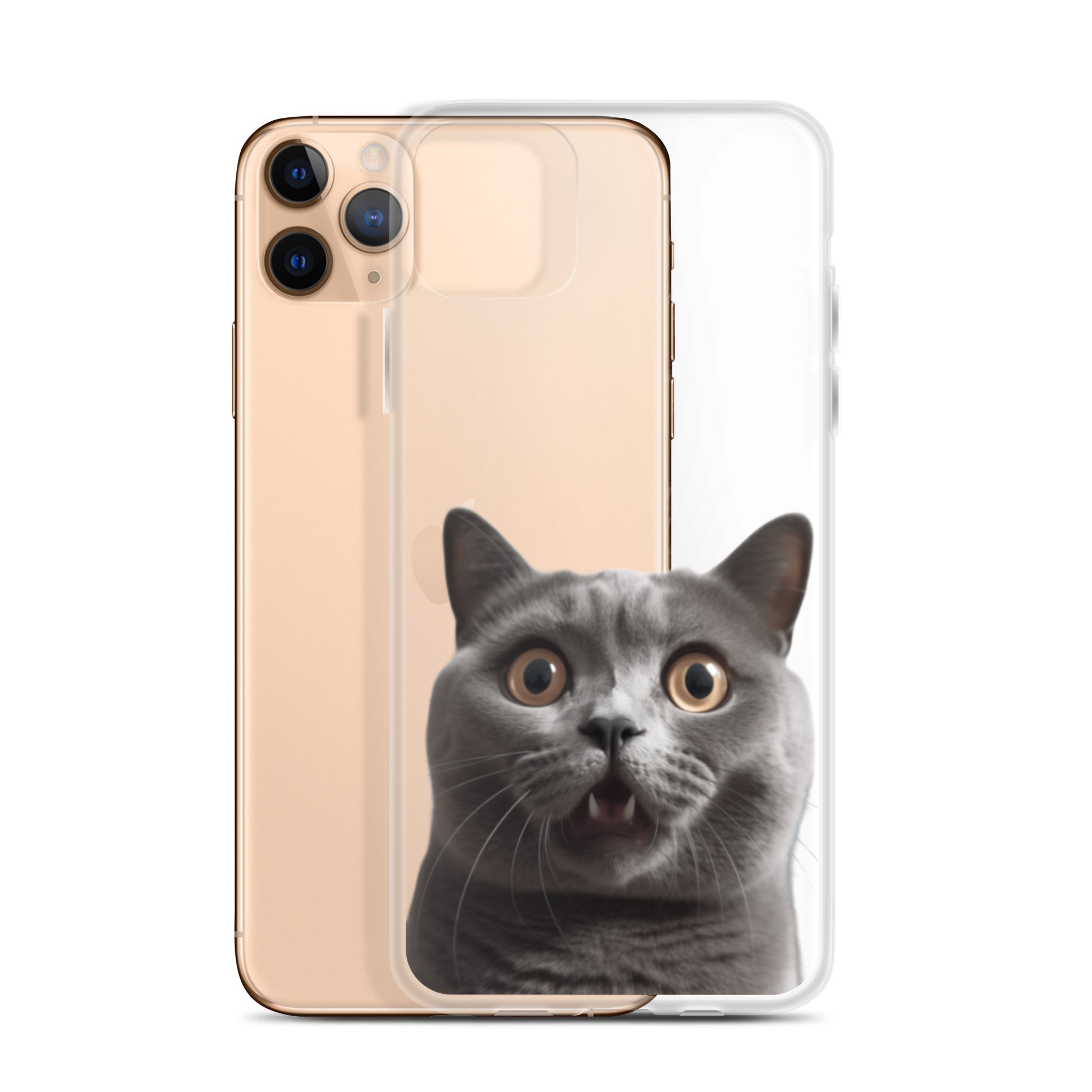 Cat B Clear Case for iPhone