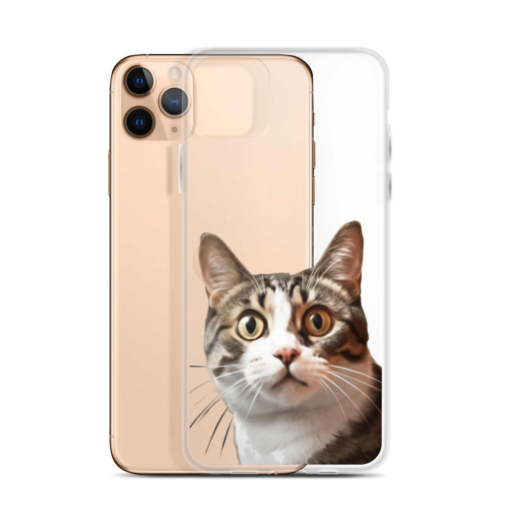 Cat D Clear Case for iPhone