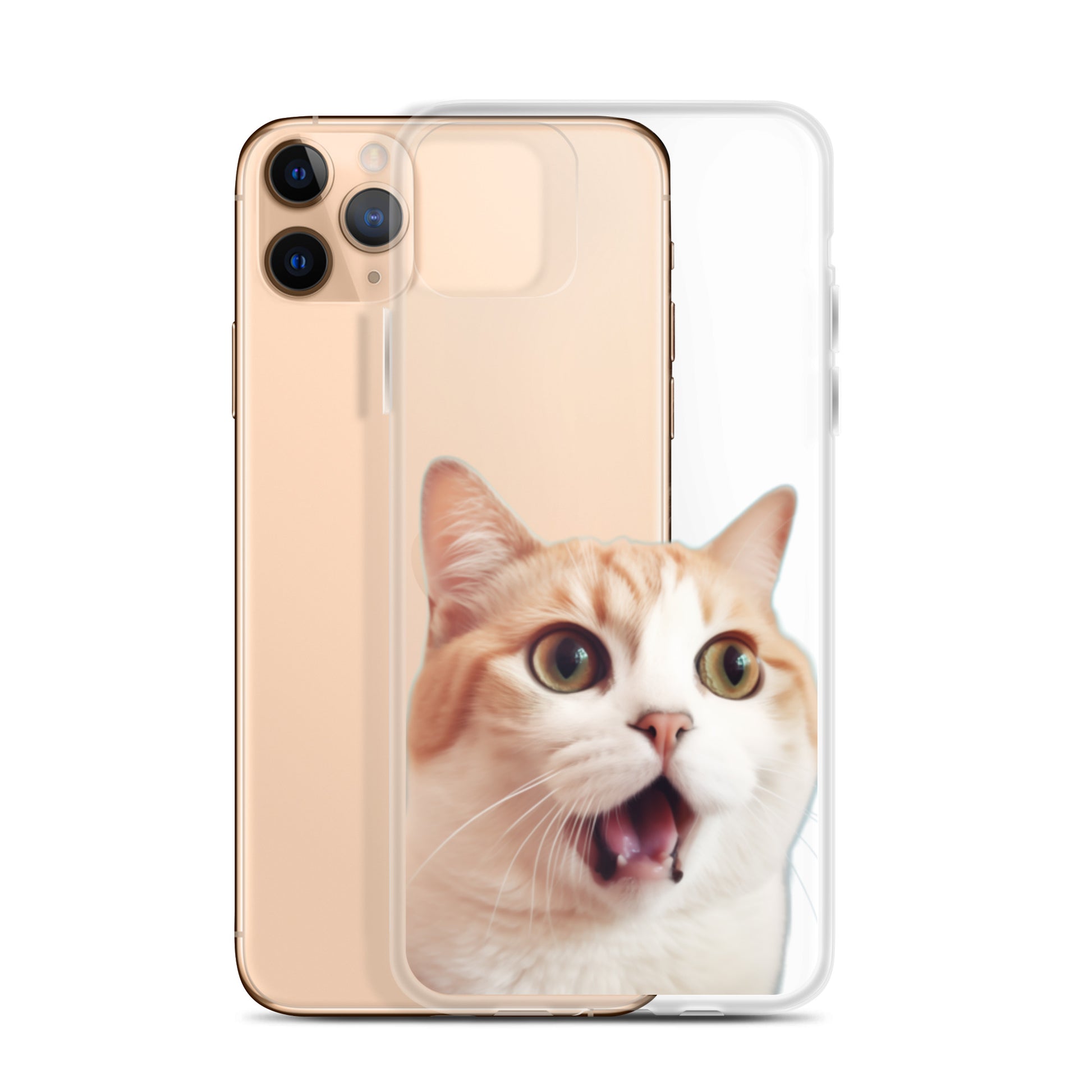 Cat E Clear Case for iPhone
