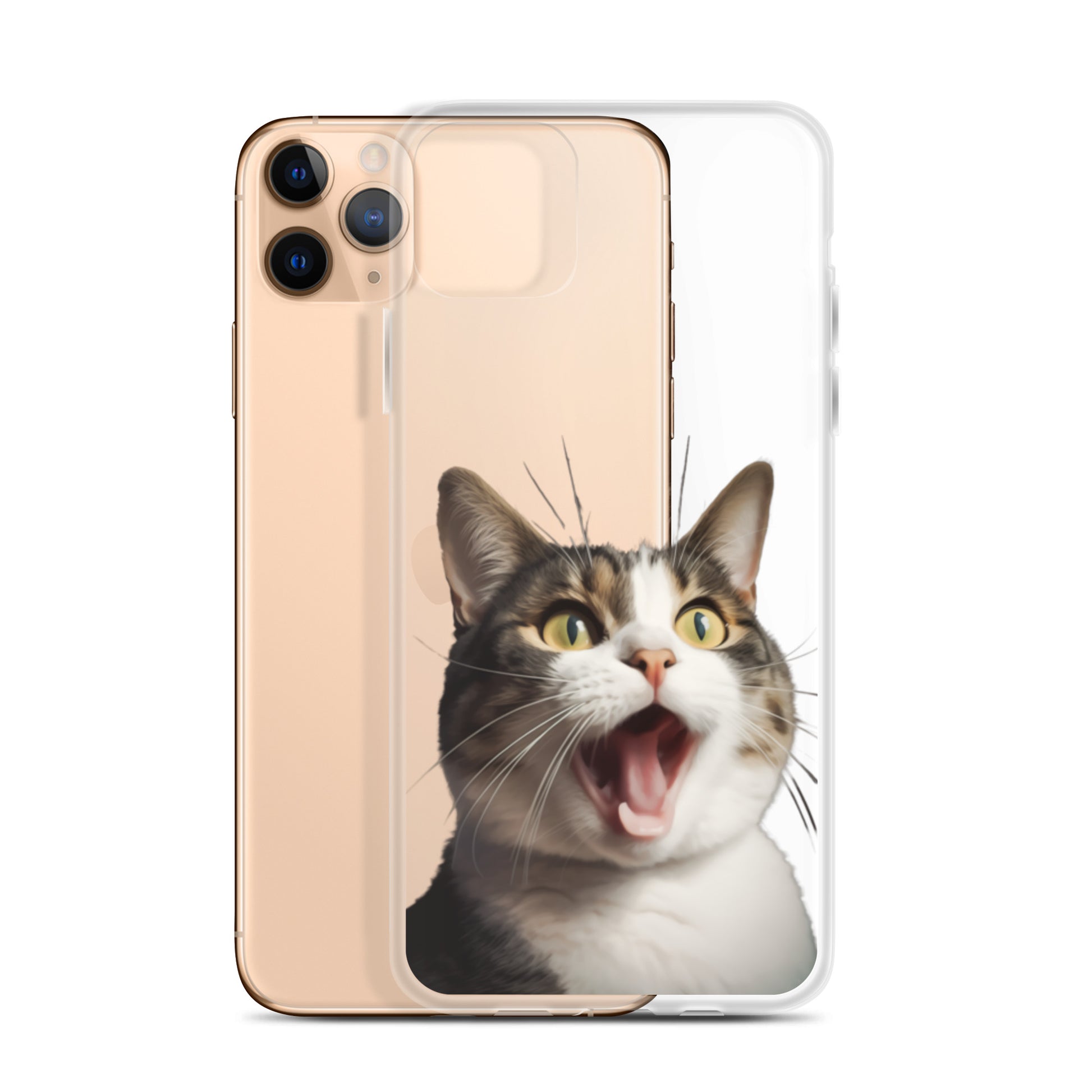 Cat H Clear Case for iPhone