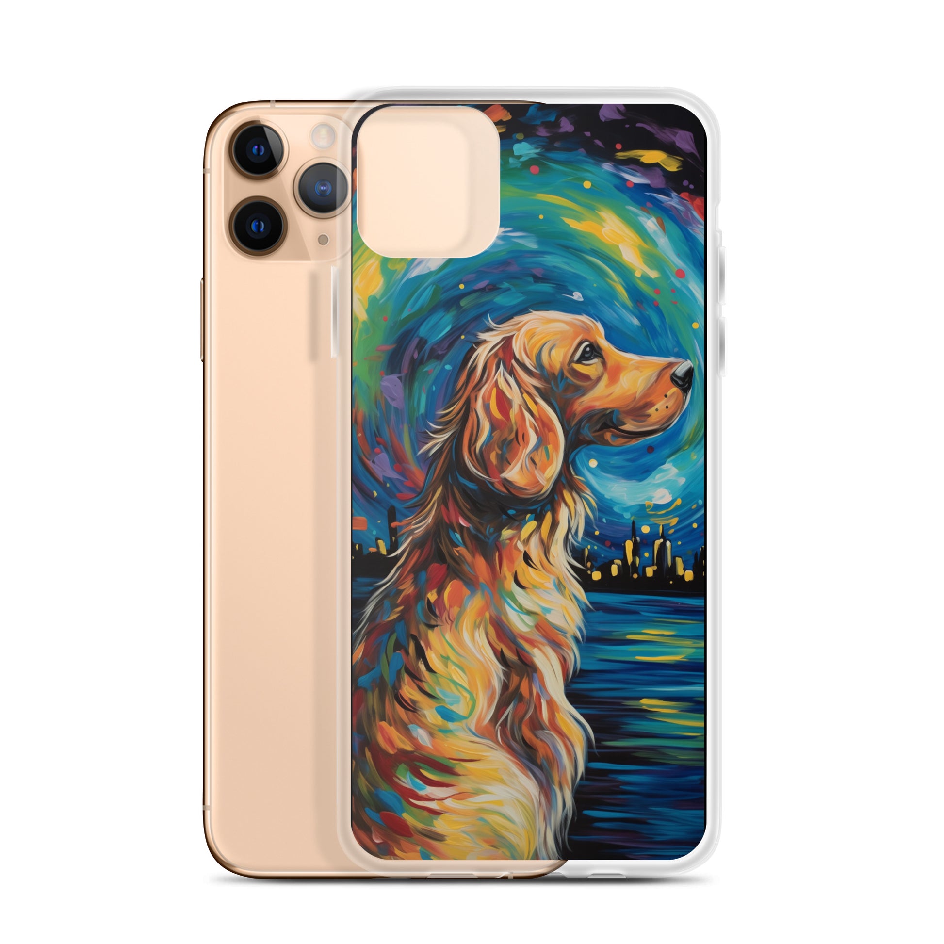 Van Gogh dog F Clear Case for iPhone