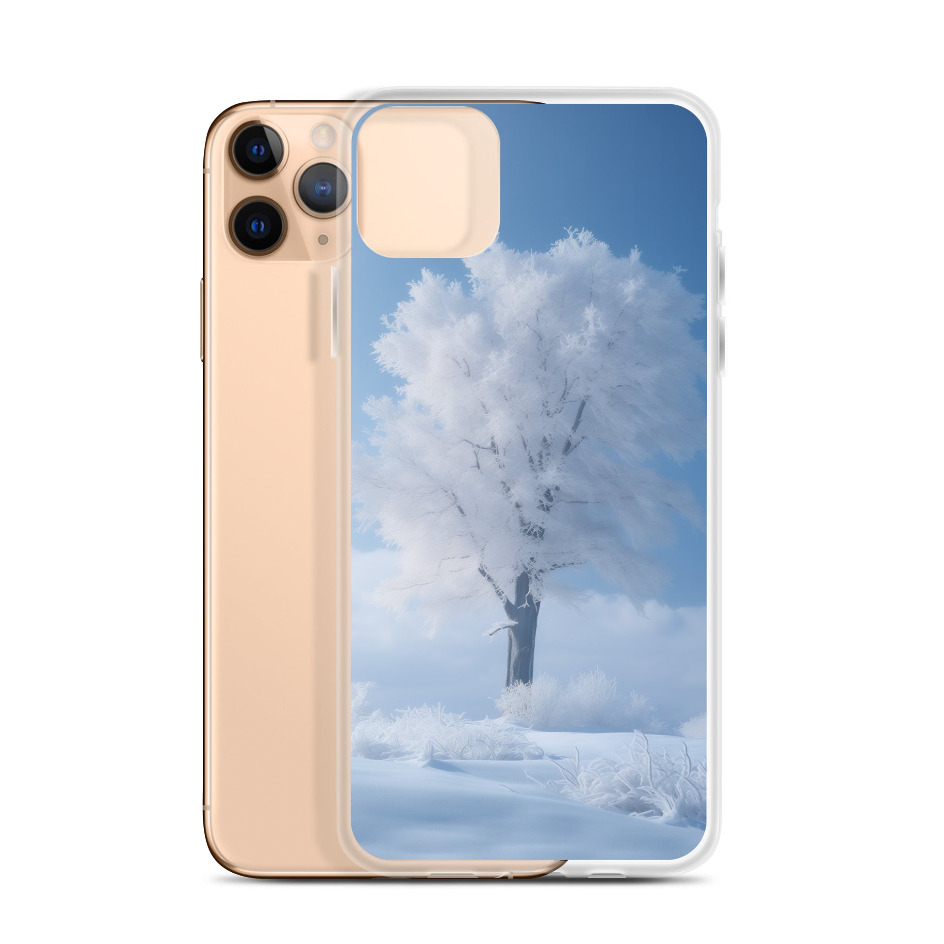 Snow Tree B Clear Case for iPhone®