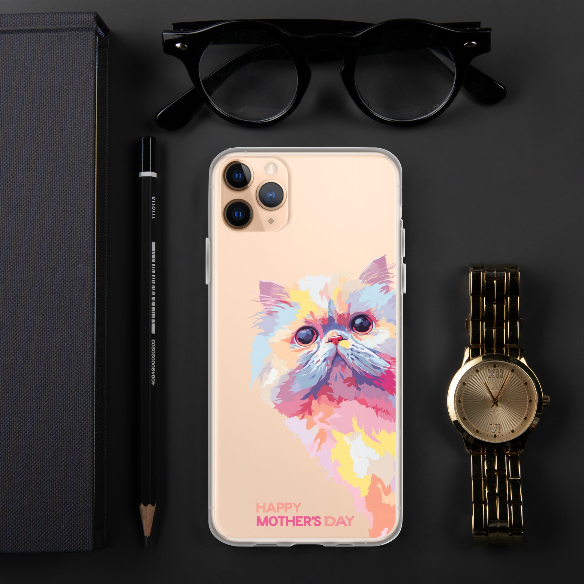 Mothers Day Cat D Clear Case for iPhone®