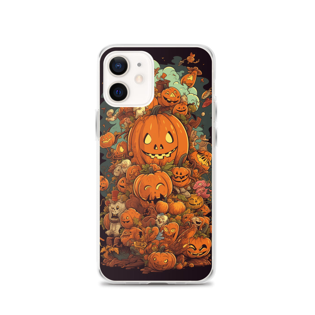 Halloween Pumpkin A Clear Case for iPhone