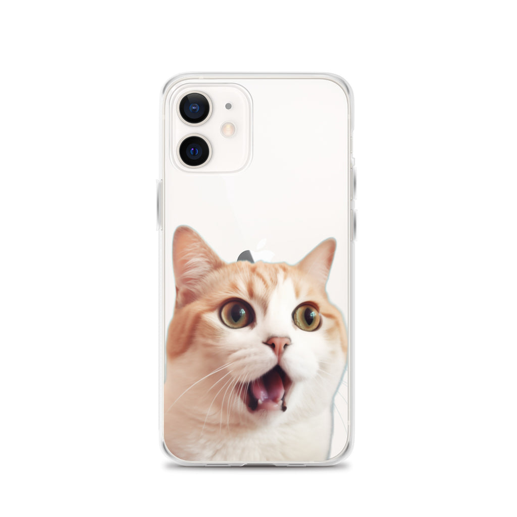 Cat E Clear Case for iPhone