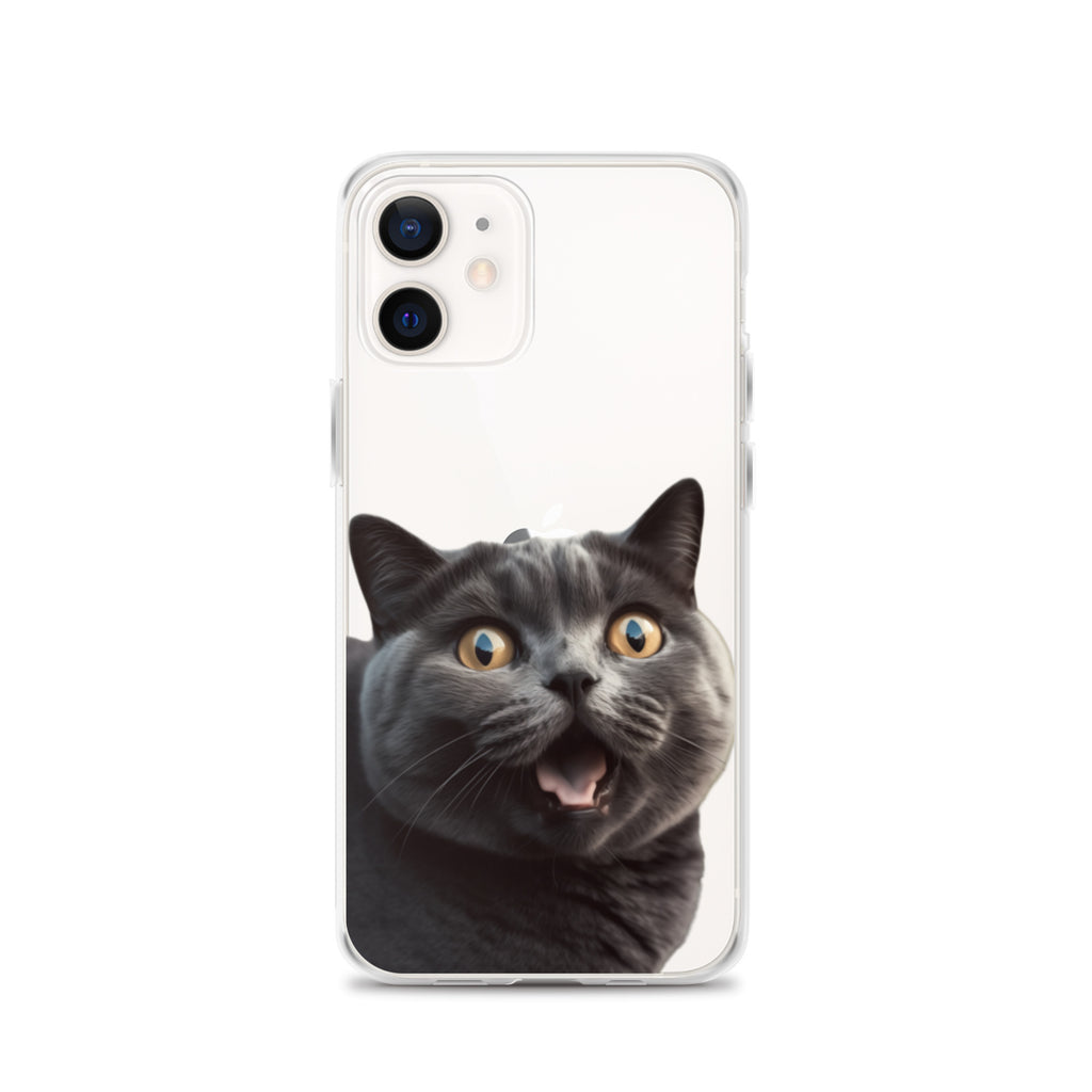 Cat  I Clear Case for iPhone