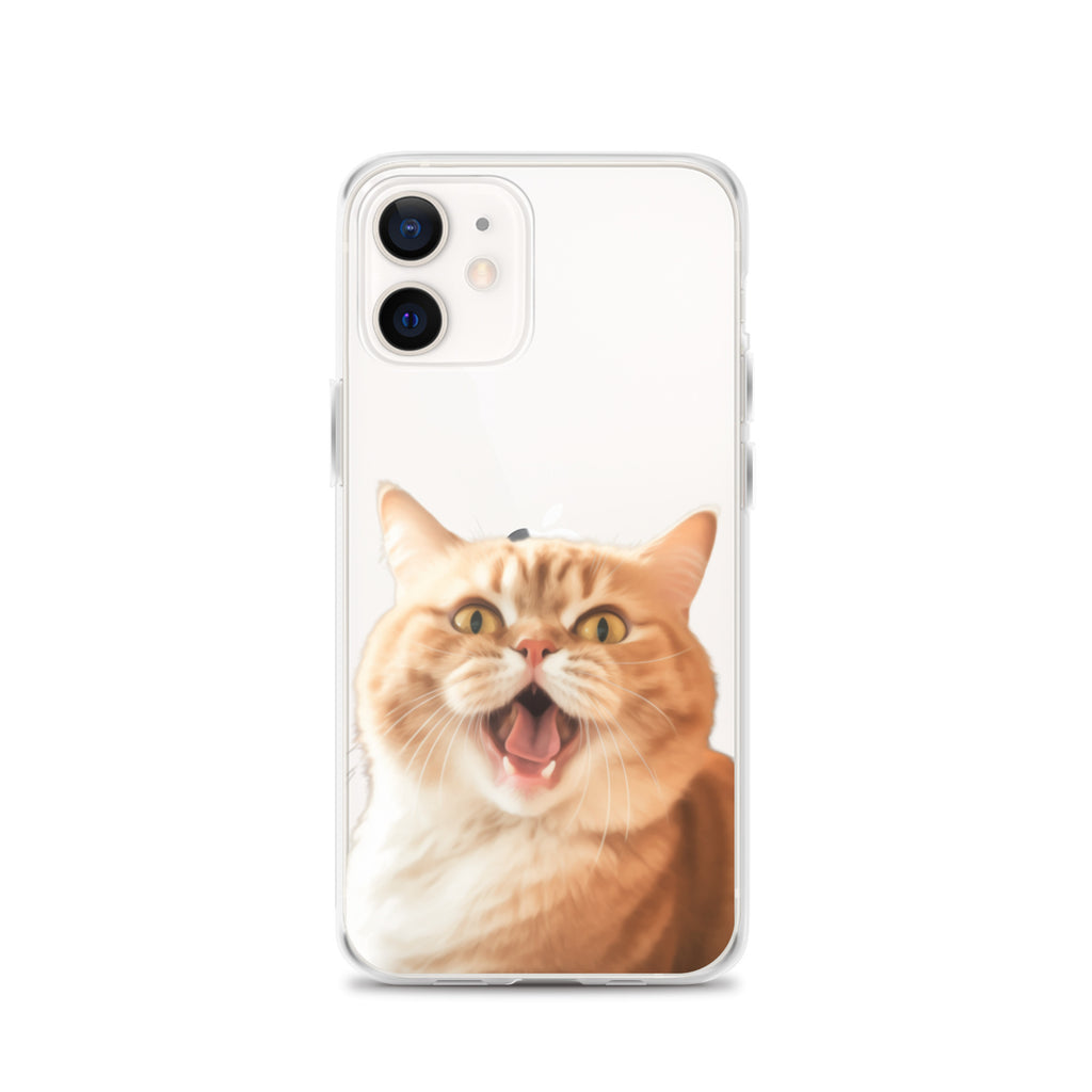 Cat K Clear Case for iPhone