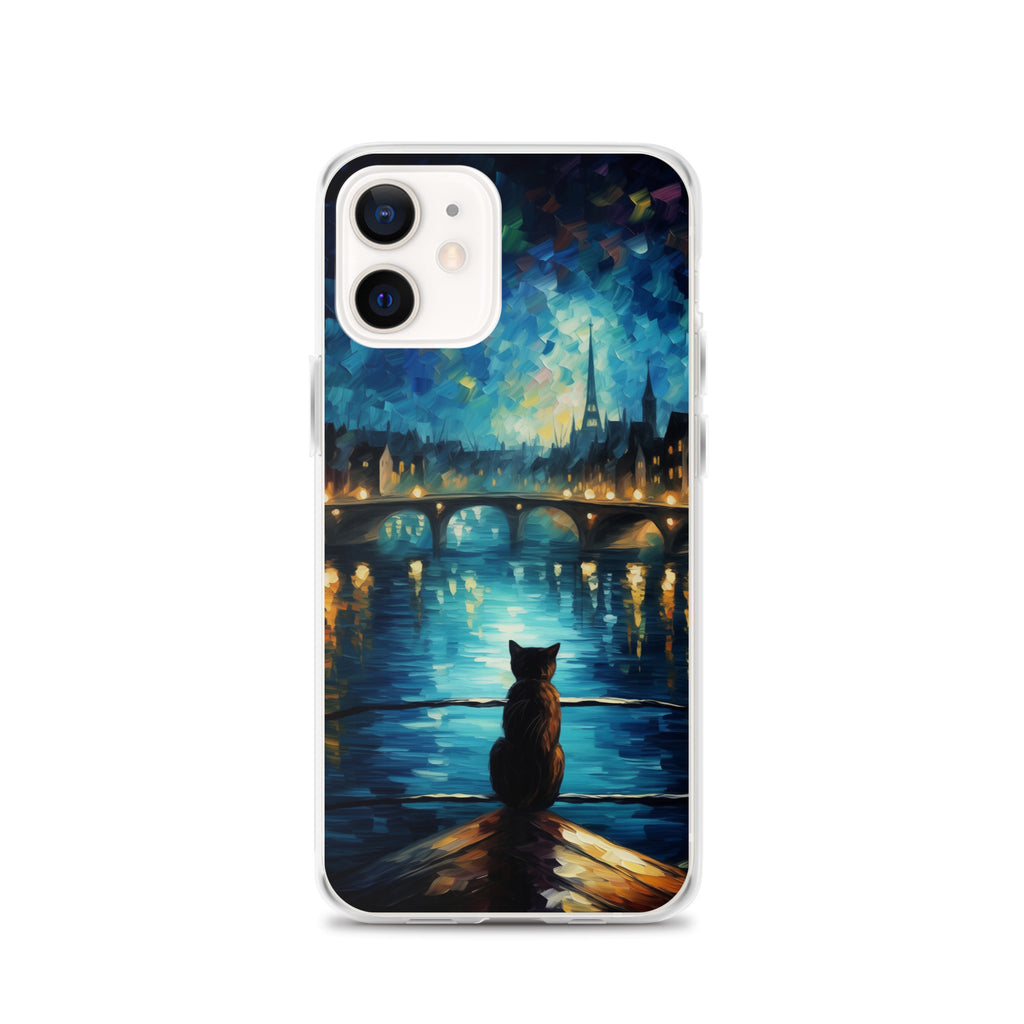 River Cat B Clear Case for iPhone