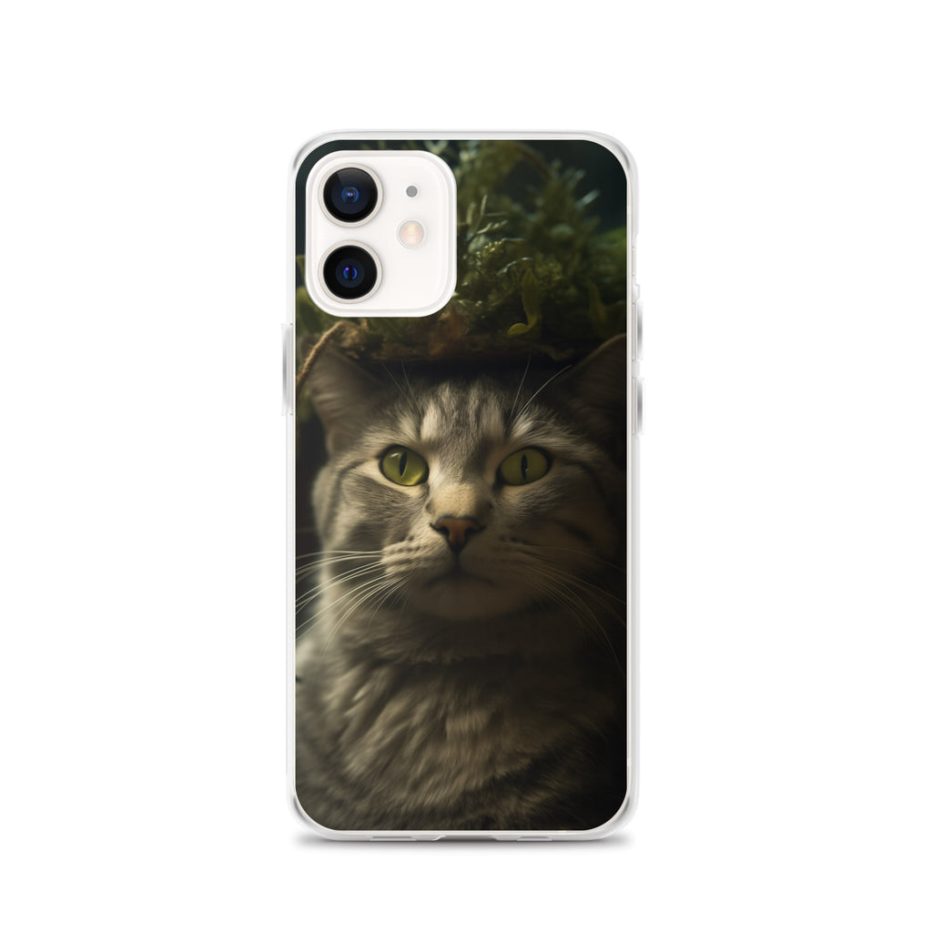 Cat Hat C Clear Case for iPhone