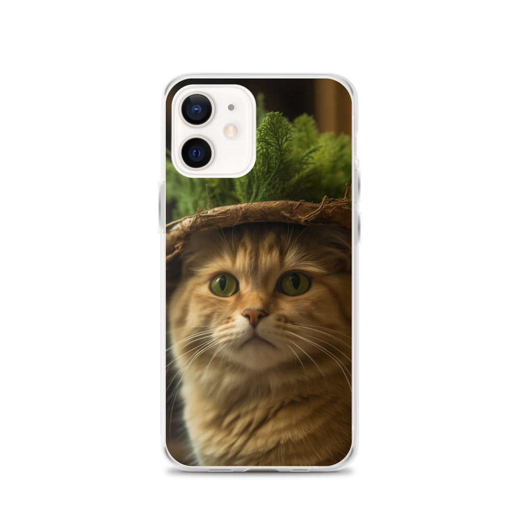 Cat Hat D Clear Case for iPhone