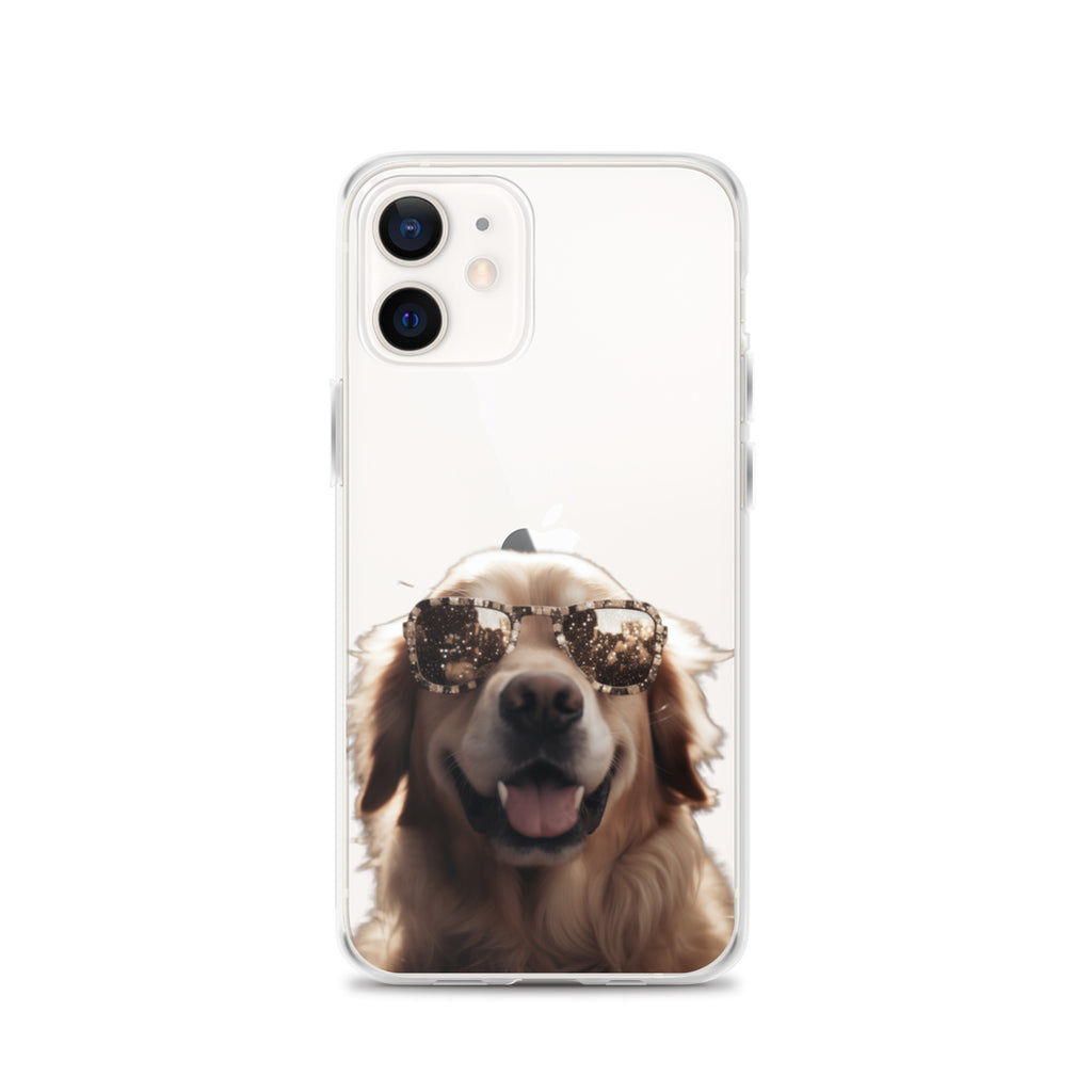 Glasses Dog K Clear Case for iPhone