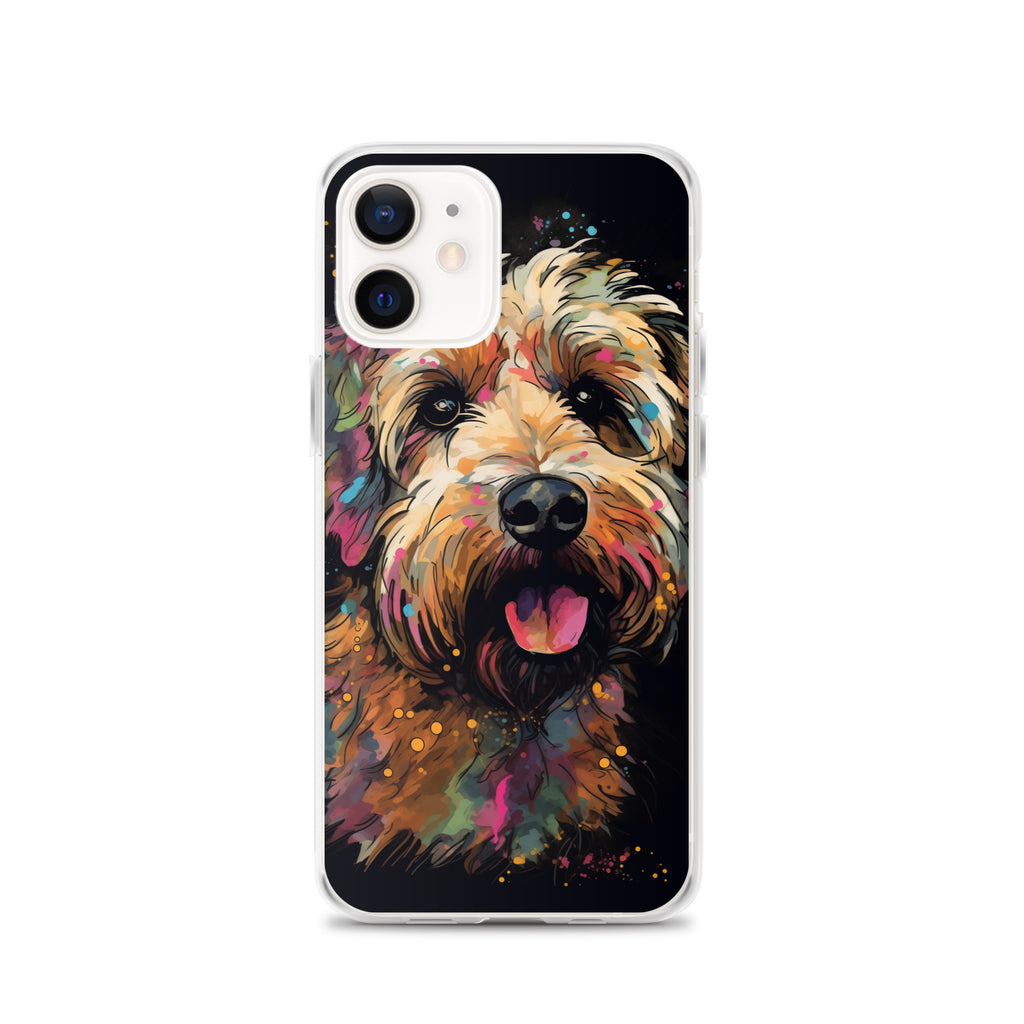 Van Gogh Style Dog A Clear Case for iPhone