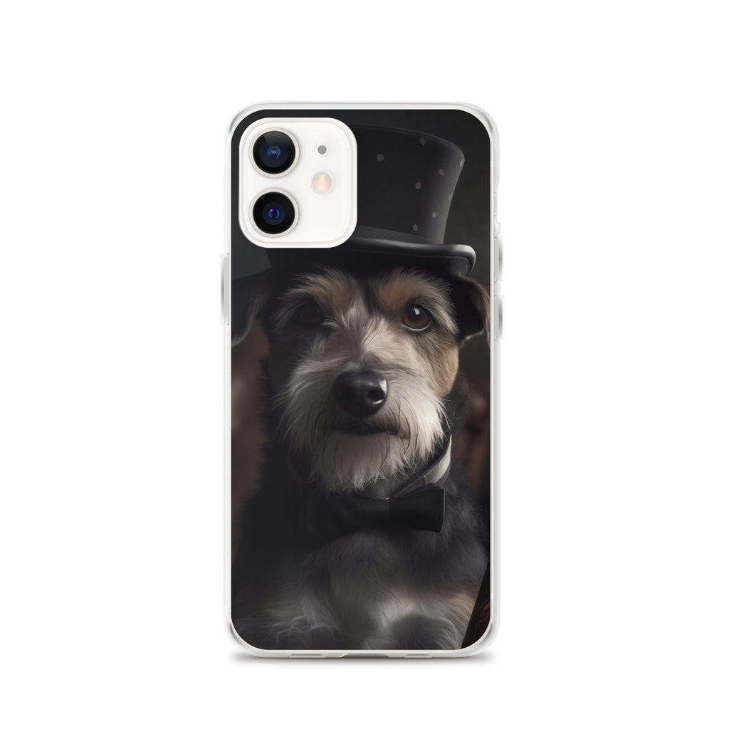 Top Hat Dog C Clear Case for iPhone