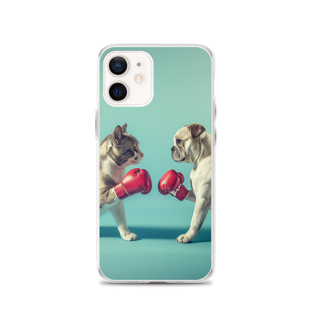 Boxing Dog n Cat C Clear Case for iPhone®