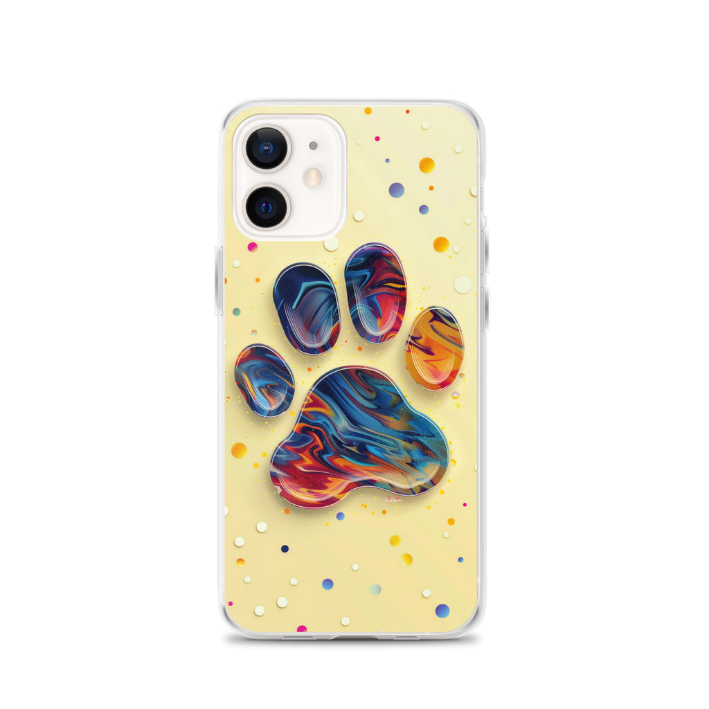 Artistic PawPrints  Aurora Clear Case for iPhone®