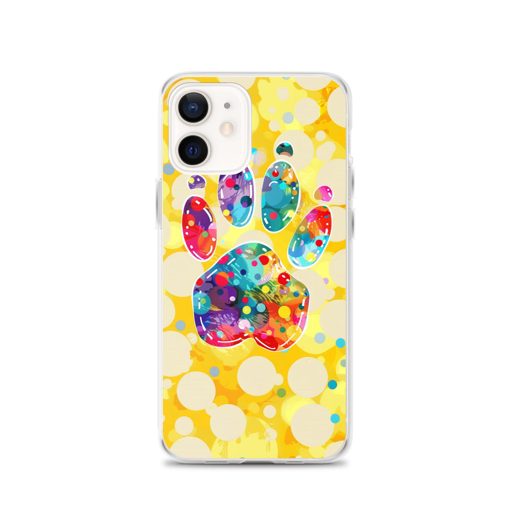 Artistic PawPrints Borealis Clear Case for iPhone®