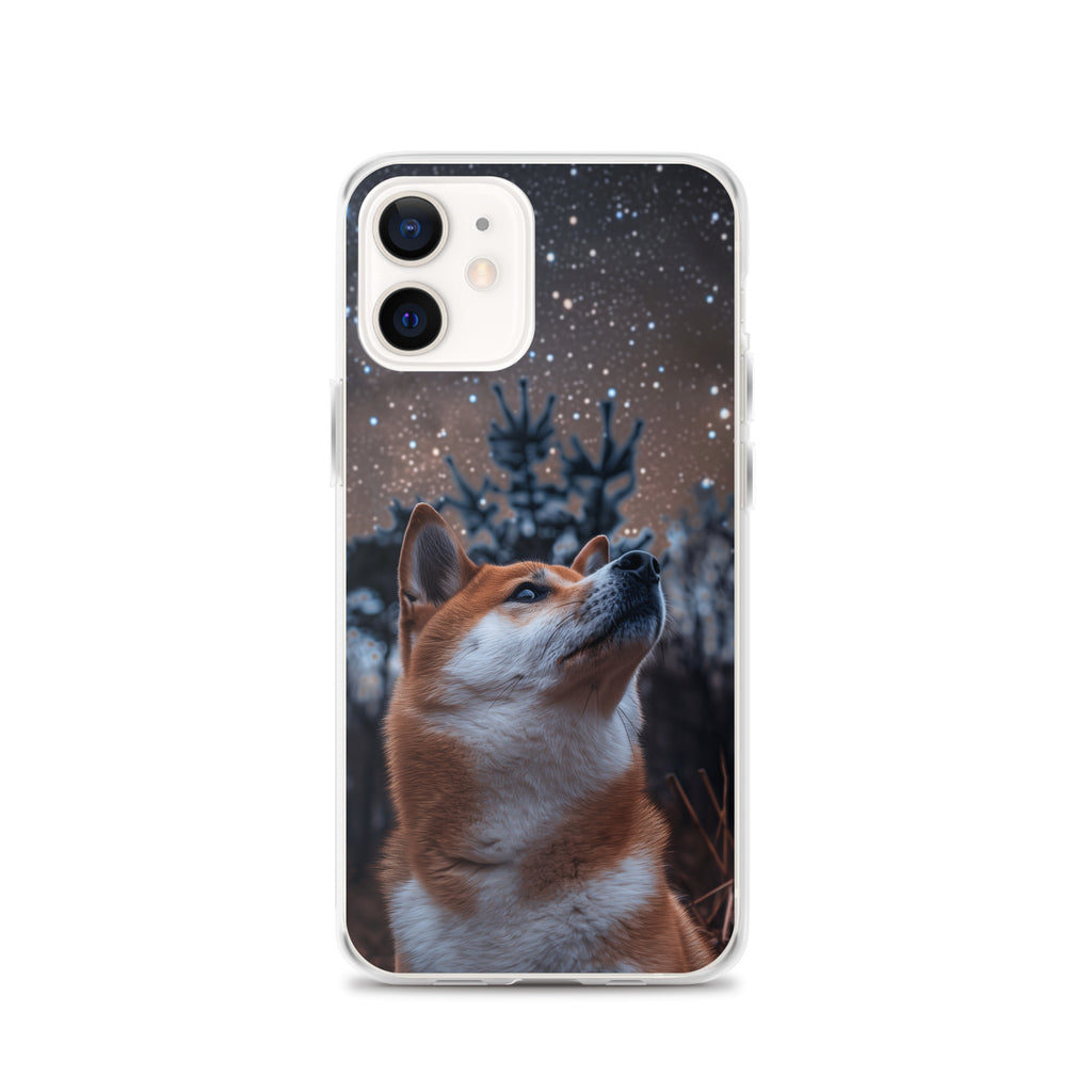 Shiba Inu Starry Night Clear Case for iPhone®