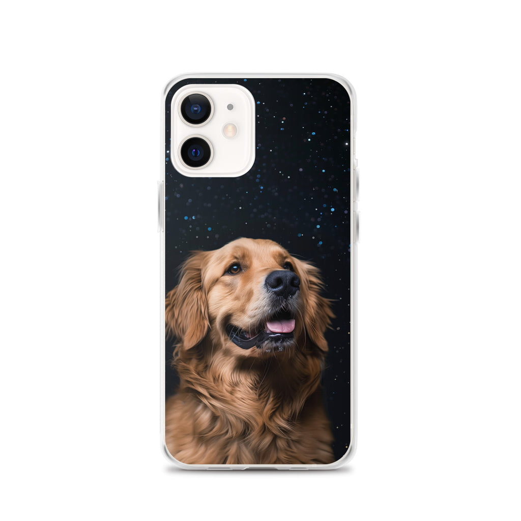 Golden Retriever Starry Night Clear Case for iPhone®