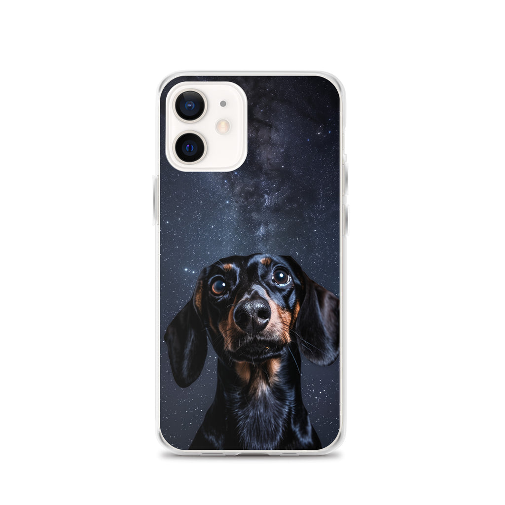 Dachshund Starry Night Clear Case for iPhone®