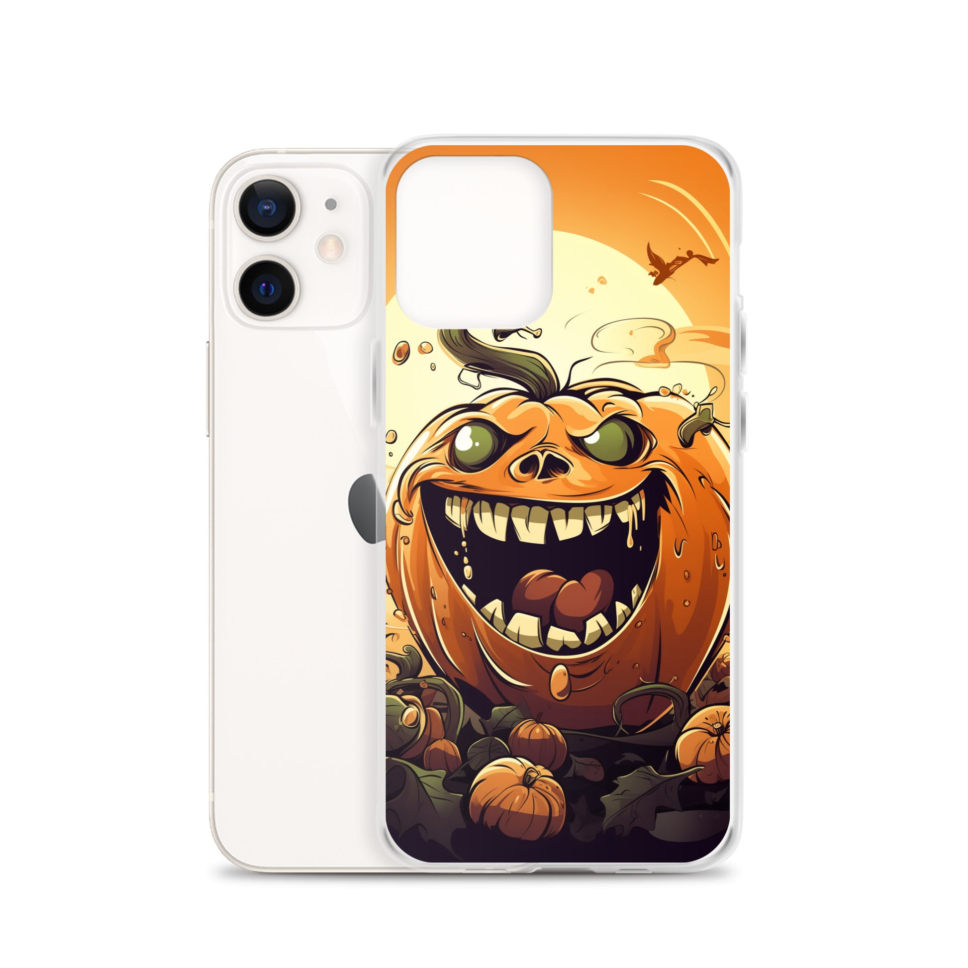 Halloween Pumpkin B Clear Case for iPhone