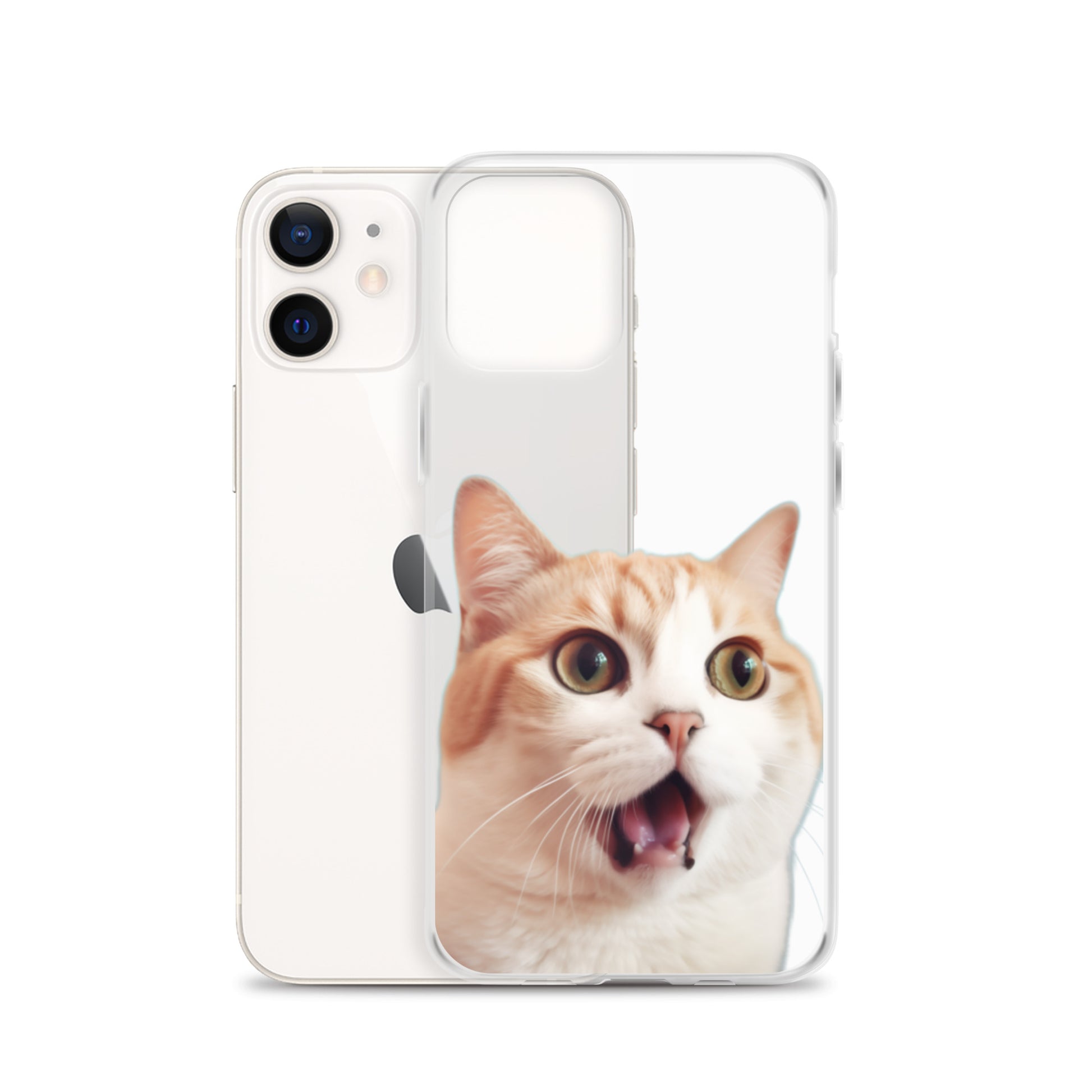 Cat E Clear Case for iPhone
