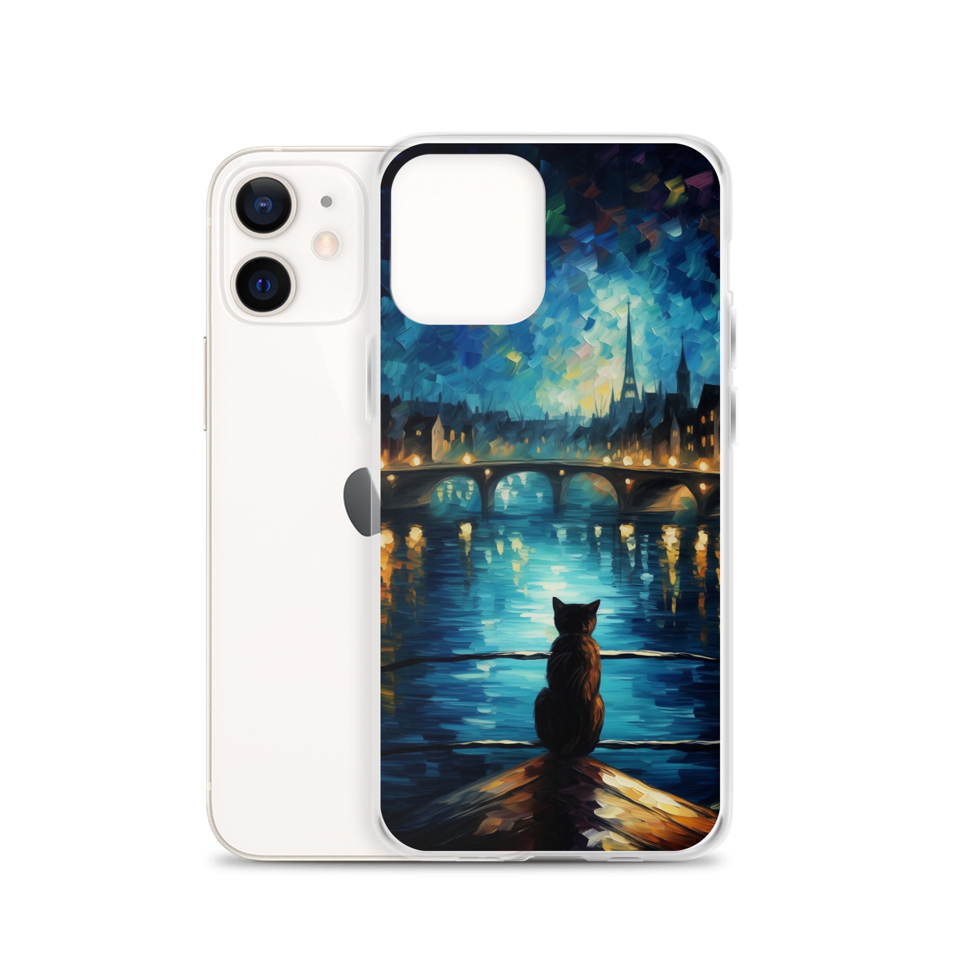 River Cat B Clear Case for iPhone