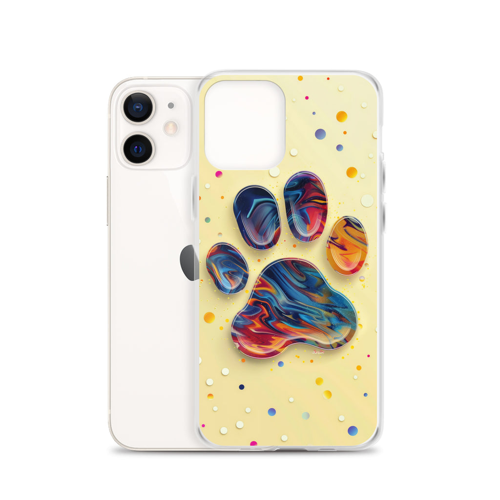 Artistic PawPrints  Aurora Clear Case for iPhone®