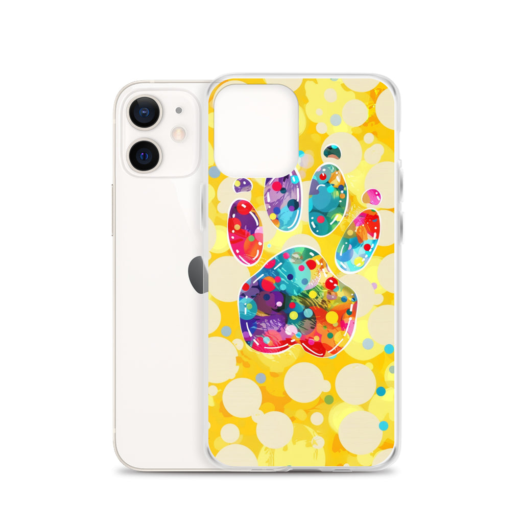 Artistic PawPrints Borealis Clear Case for iPhone®
