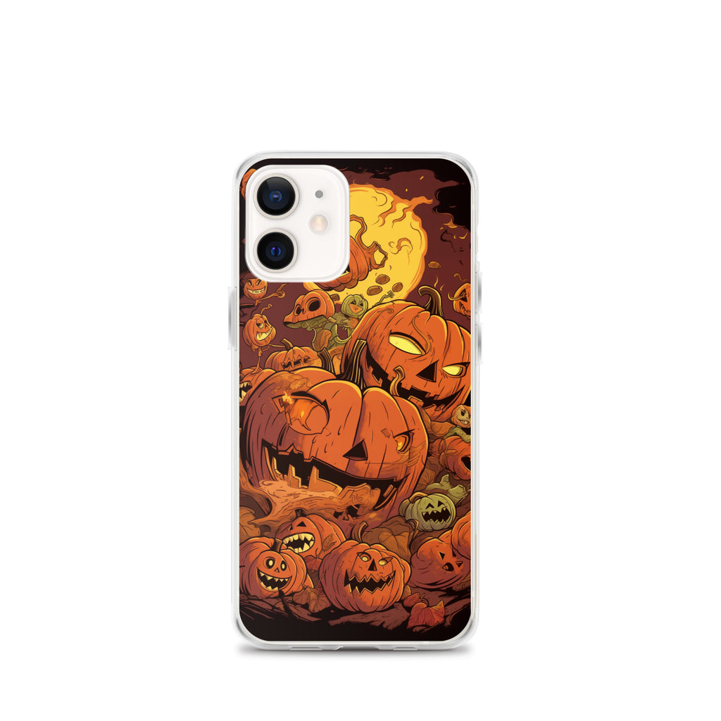 Halloween Pumpkin D Clear Case for iPhone