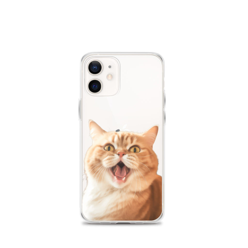 Cat K Clear Case for iPhone