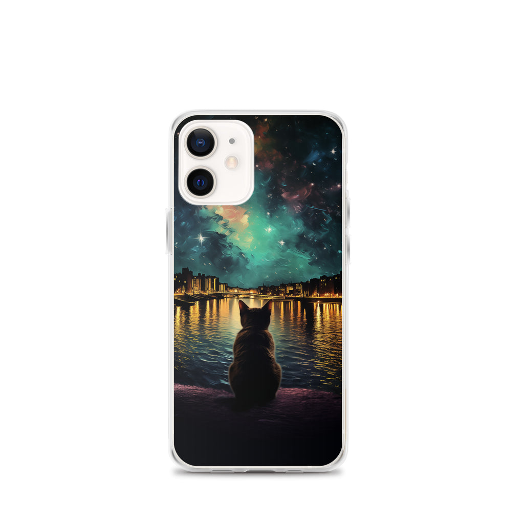 River Cat A Clear Case for iPhone