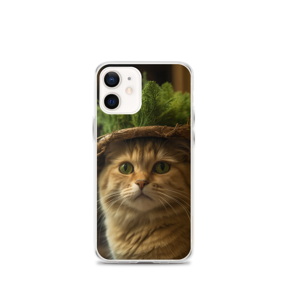 Cat Hat D Clear Case for iPhone