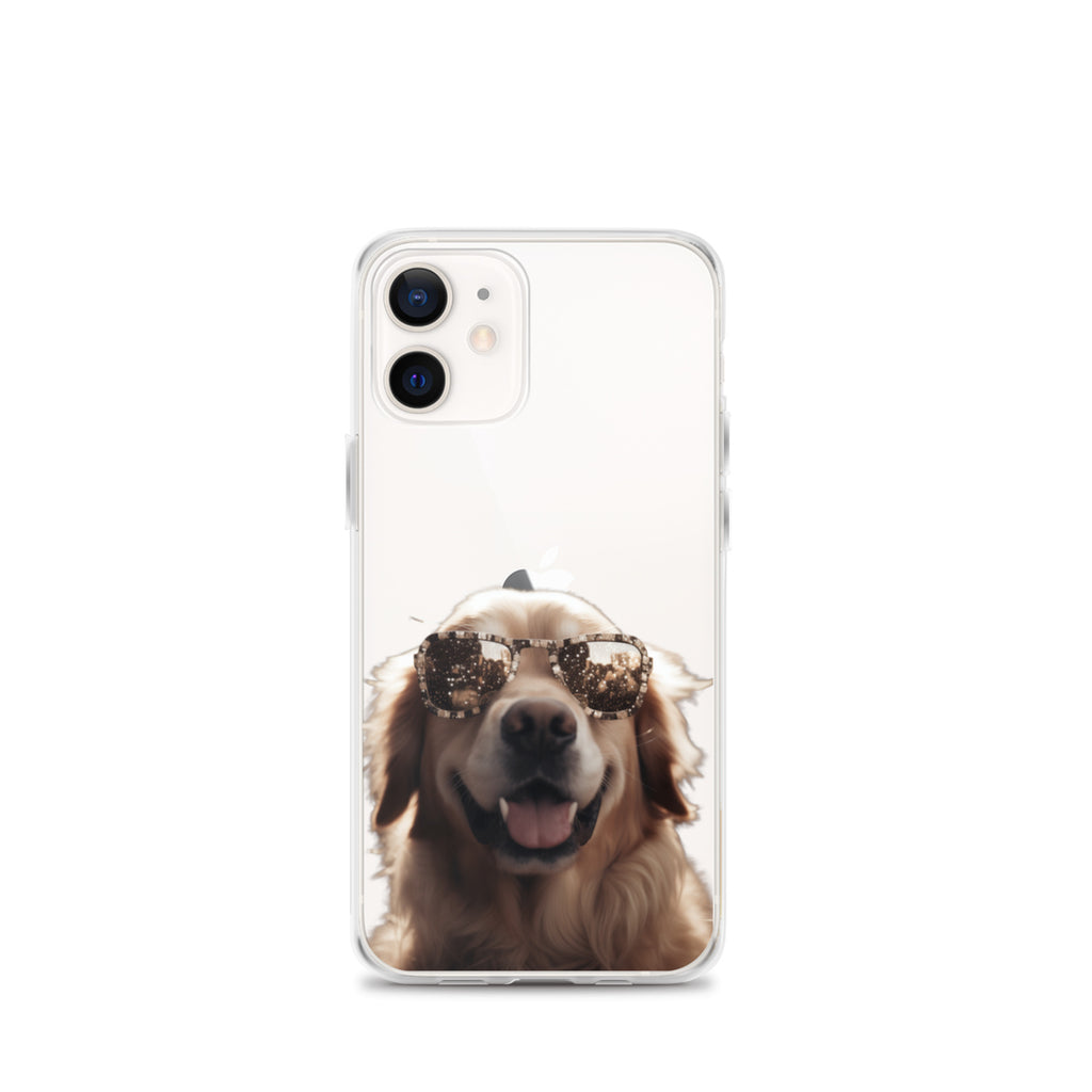 Glasses Dog K Clear Case for iPhone