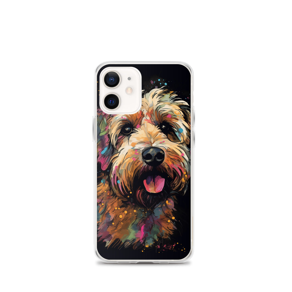 Van Gogh Style Dog A Clear Case for iPhone