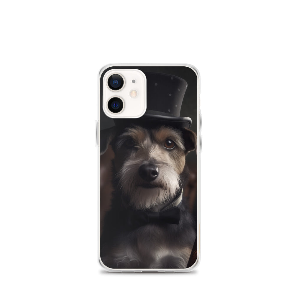 Top Hat Dog C Clear Case for iPhone