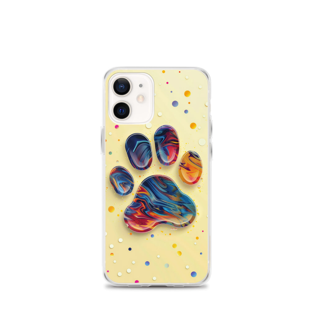 Artistic PawPrints  Aurora Clear Case for iPhone®