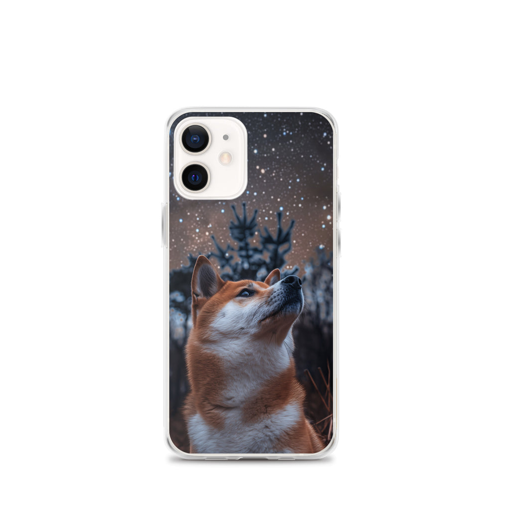 Shiba Inu Starry Night Clear Case for iPhone®