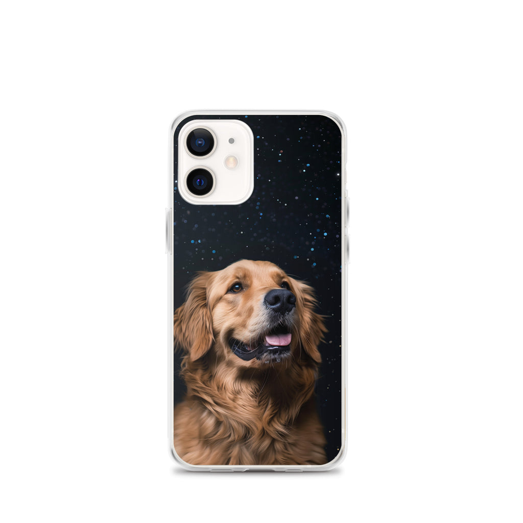 Golden Retriever Starry Night Clear Case for iPhone®