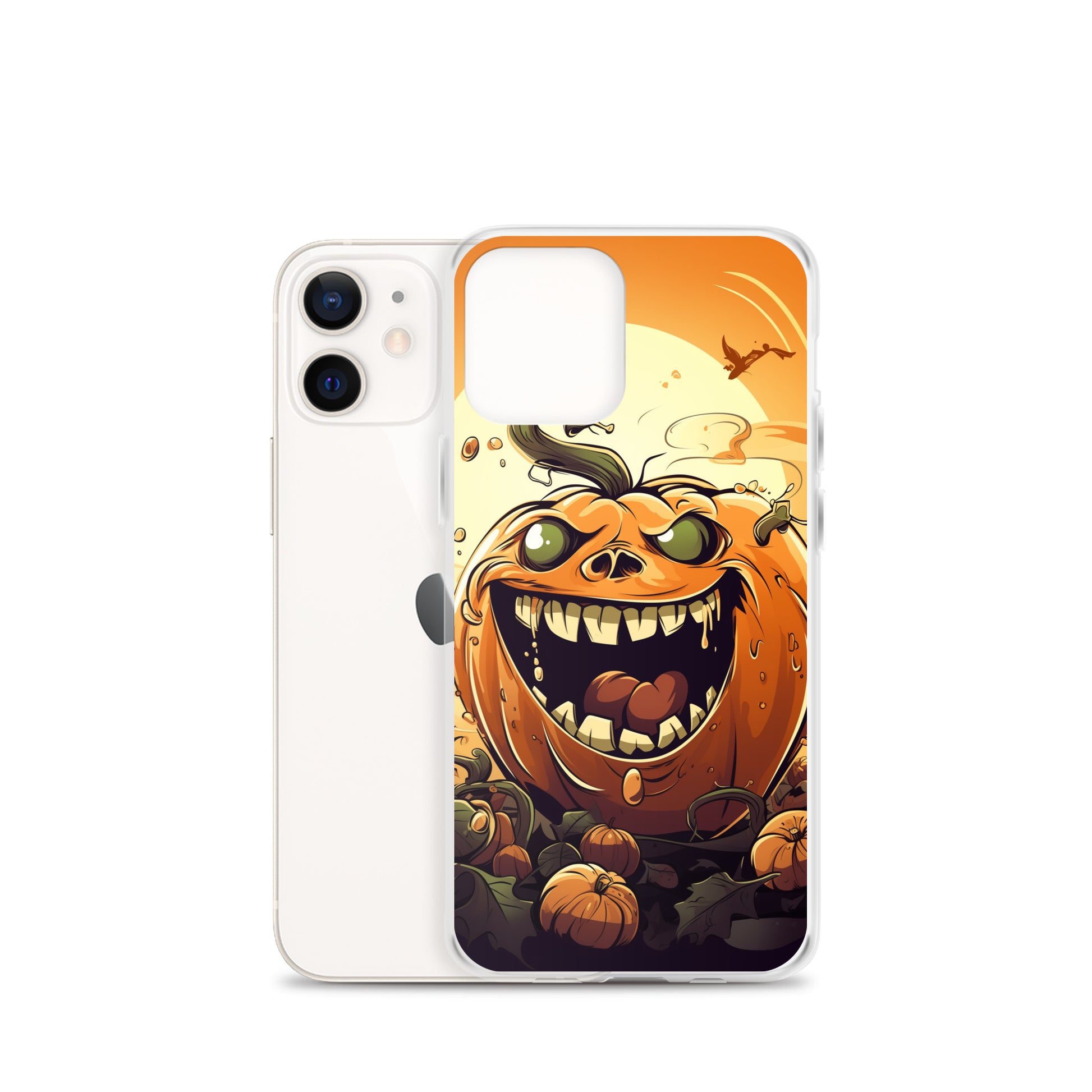 Halloween Pumpkin B Clear Case for iPhone