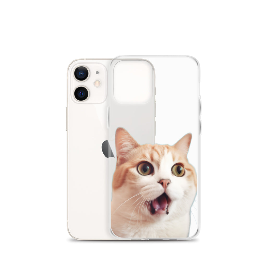 Cat E Clear Case for iPhone