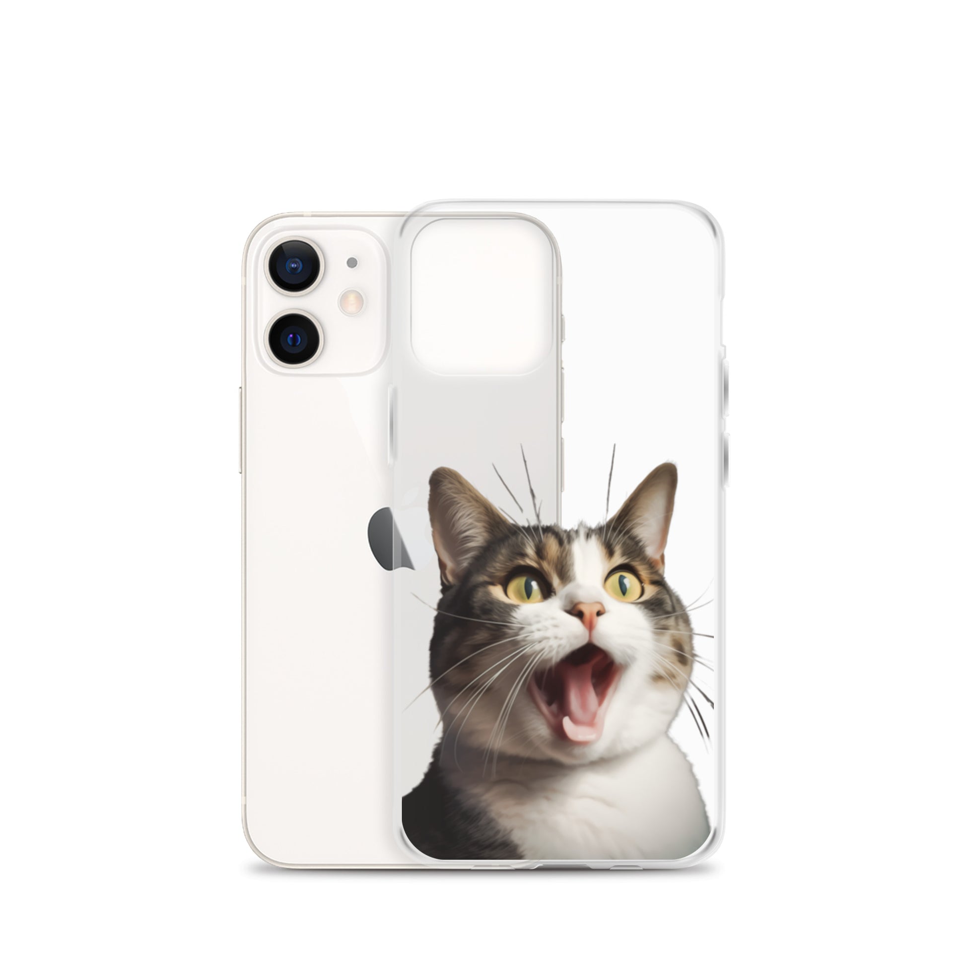Cat H Clear Case for iPhone