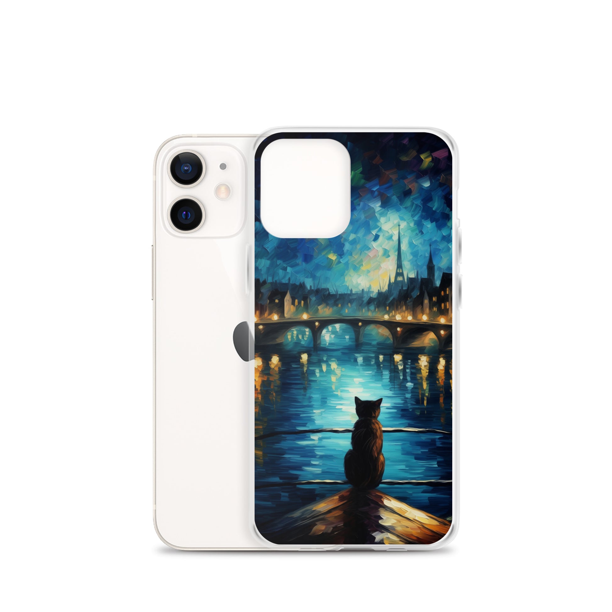 River Cat B Clear Case for iPhone