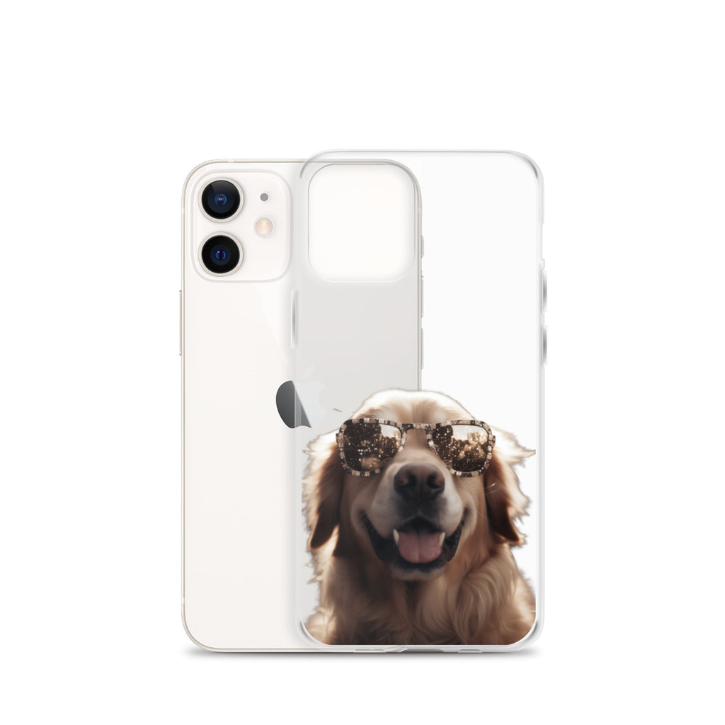 Glasses Dog K Clear Case for iPhone