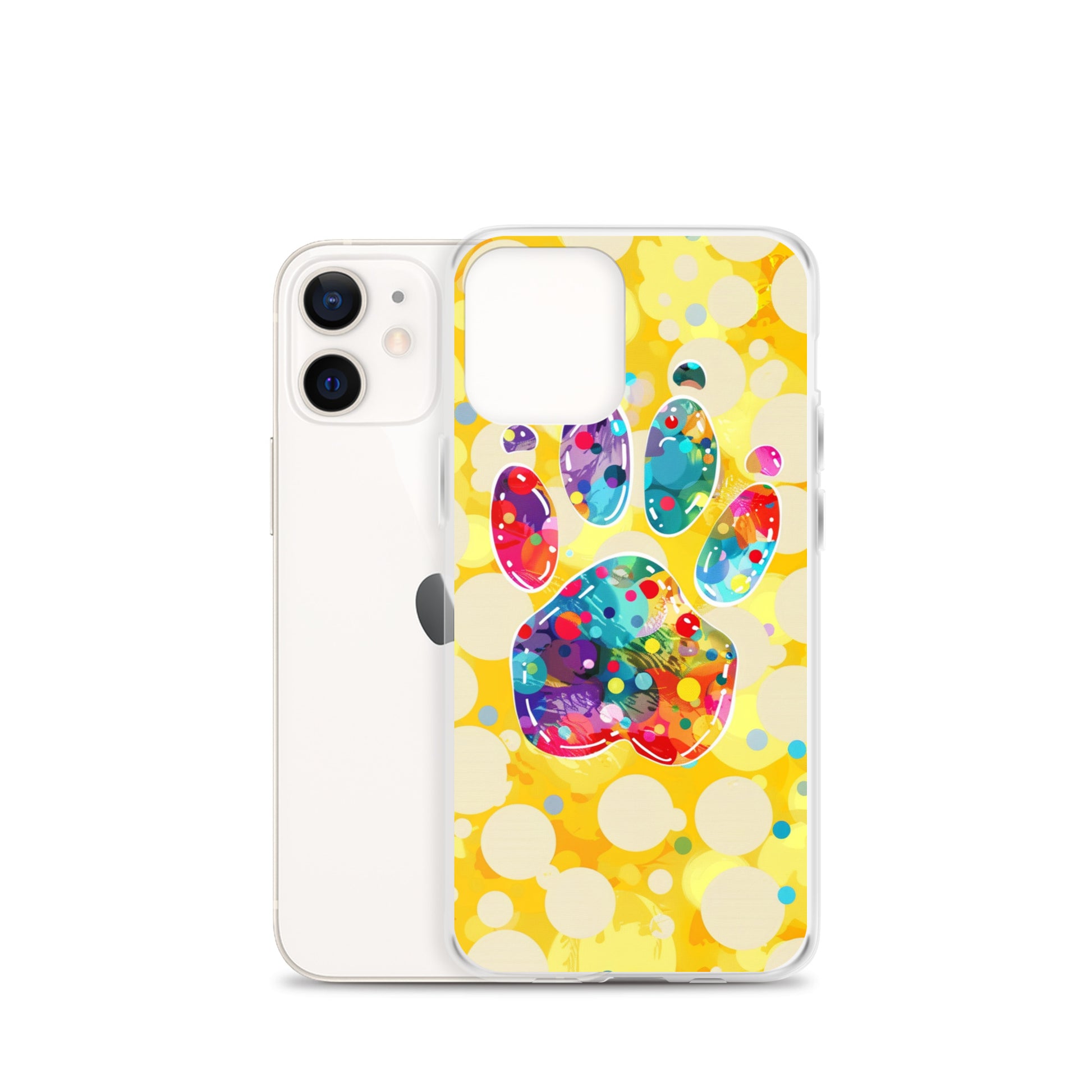 Artistic PawPrints Borealis Clear Case for iPhone®